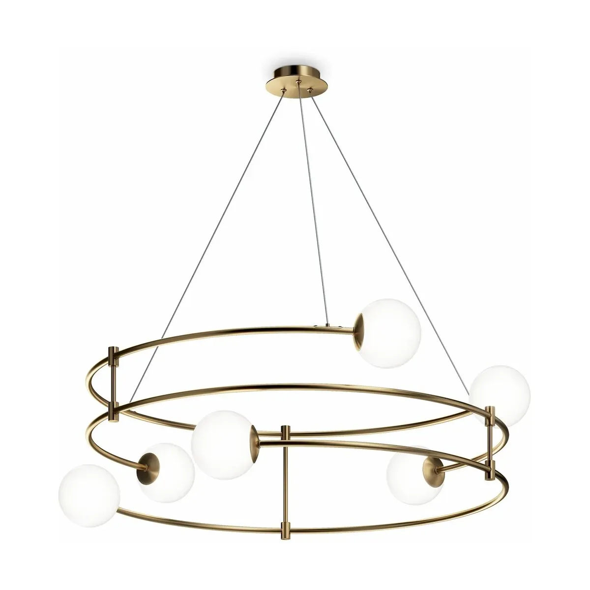 Lustre en métal doré Balance - Maytoni