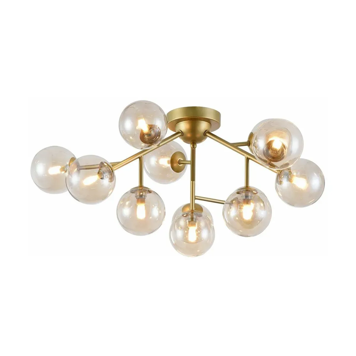 Plafonnier en métal doré 60 cm Dallas - Maytoni