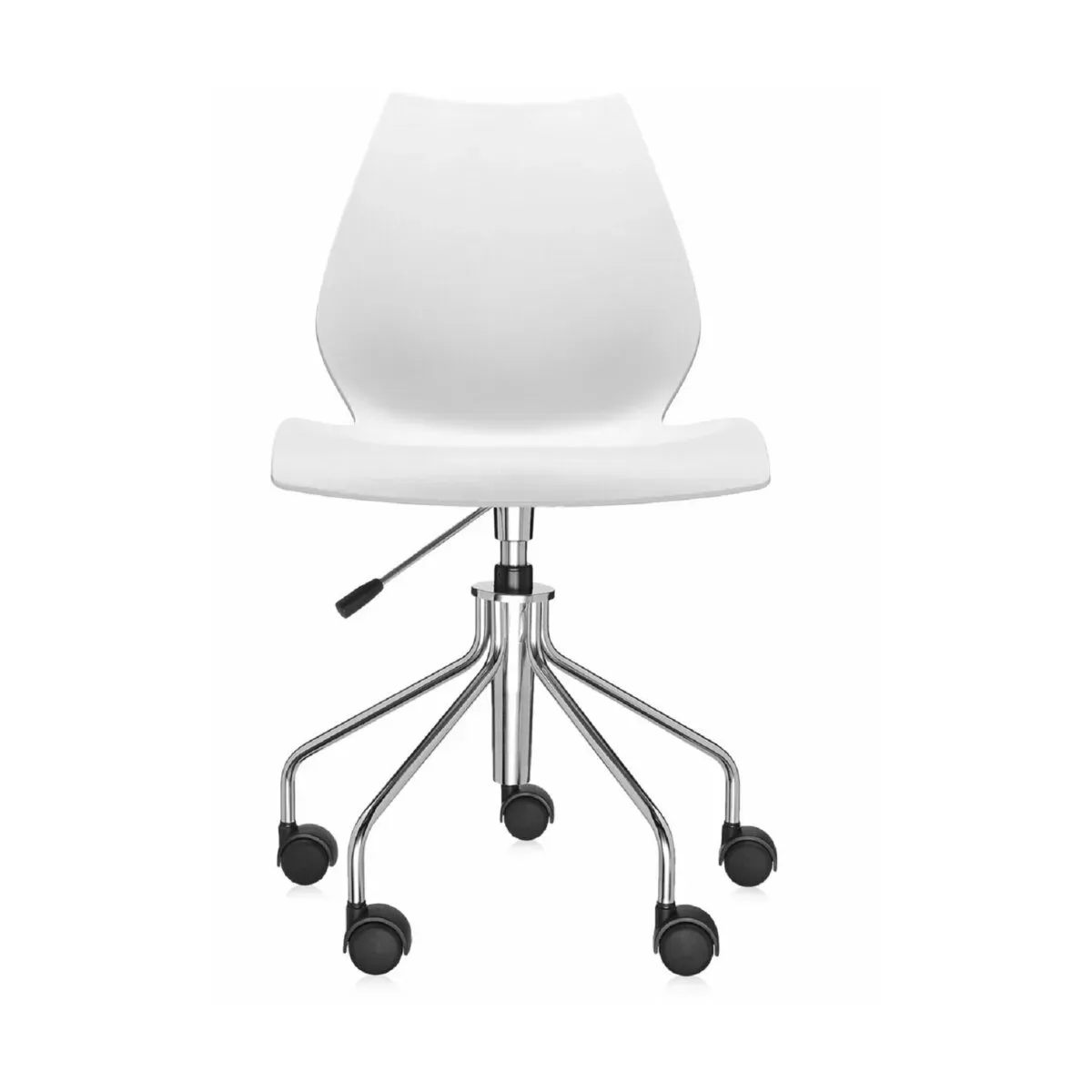 Chaise à roulettes blanche Maui - Kartell