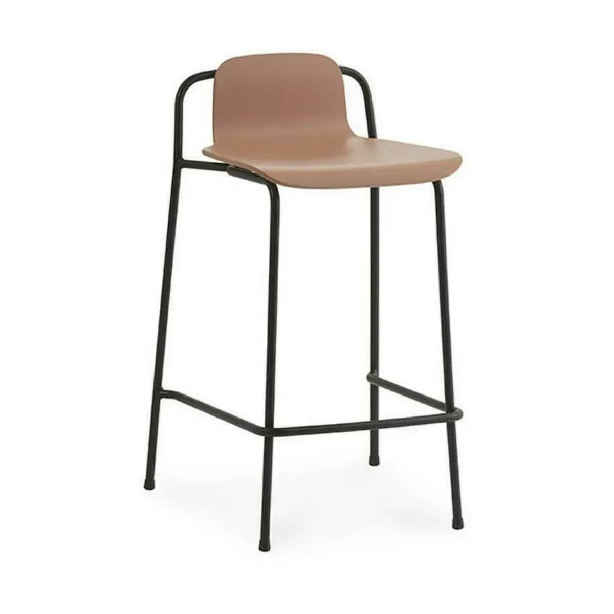 Tabouret de bar Studio 65 Cm Acier Noir - Normann Copenhagen