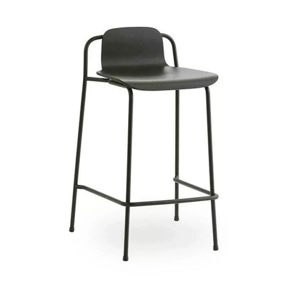Tabouret de bar Studio 65 Cm Acier Noir - Normann Copenhagen