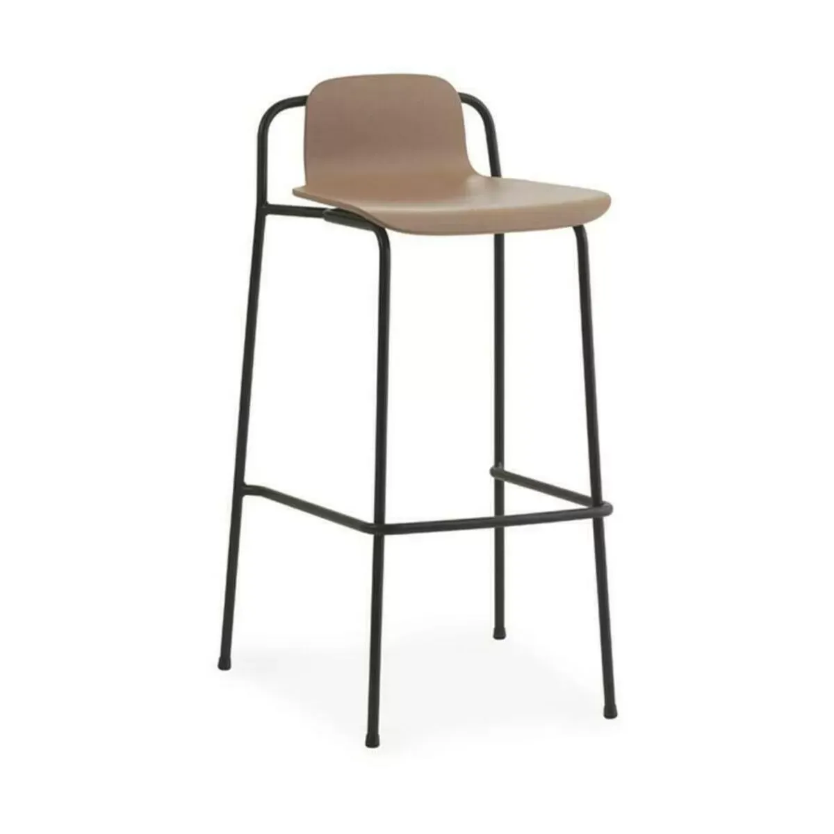Tabouret de bar Studio 75 Cm Acier Noir - Normann Copenhagen