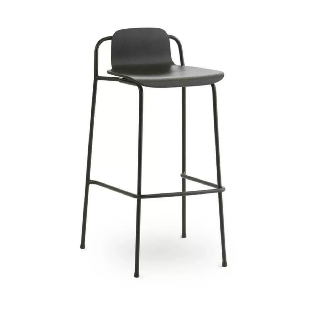 Tabouret de bar Studio 75 Cm Acier Noir - Normann Copenhagen