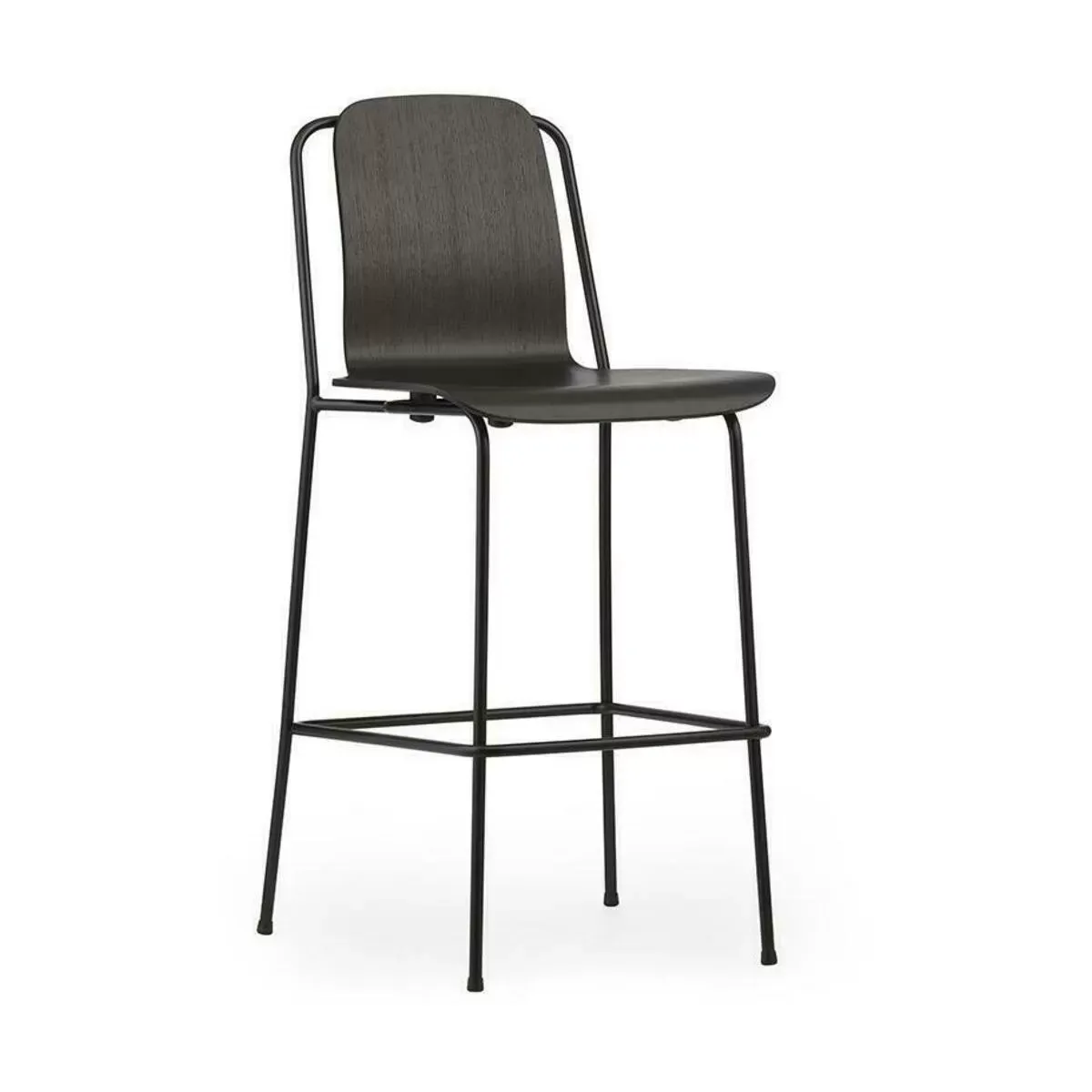Chaise de bar Studio 75 Cm Acier Noir - Normann Copenhagen