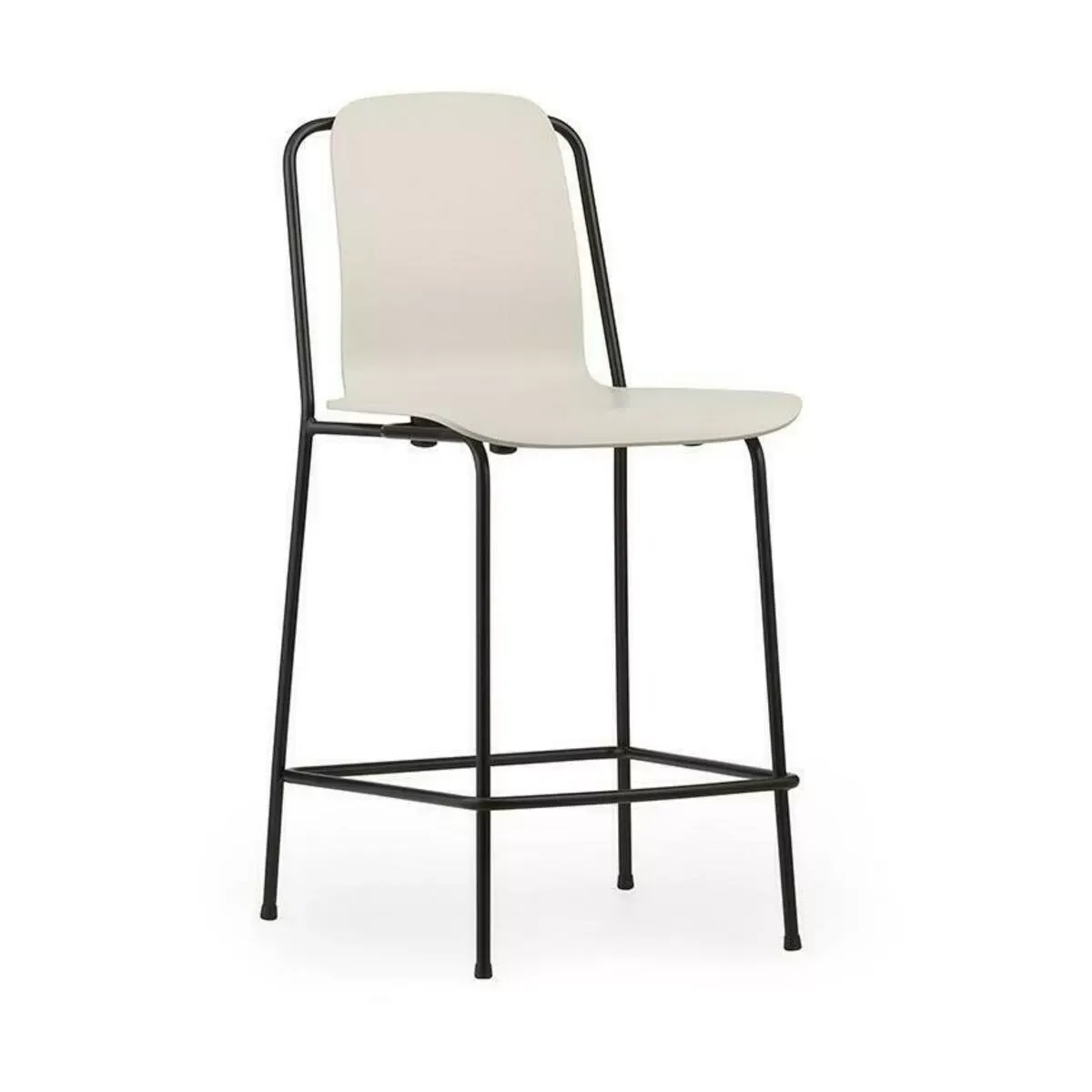 Chaise de bar Studio 65 Cm Acier Noir - Normann Copenhagen