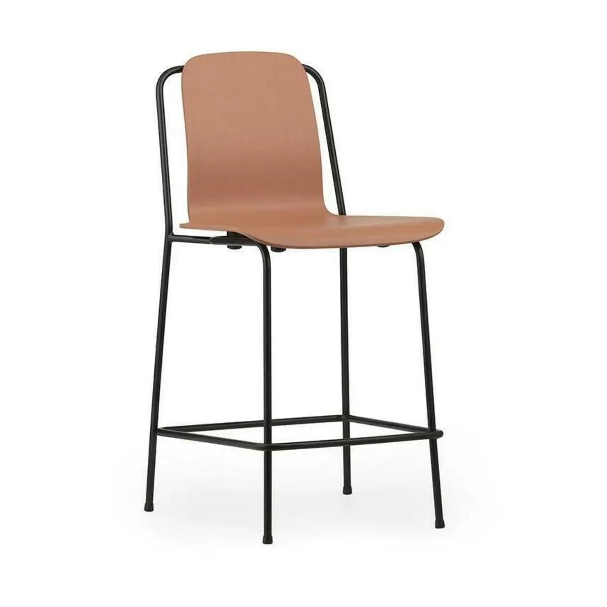 Chaise de bar Studio 65 Cm Acier Noir - Normann Copenhagen