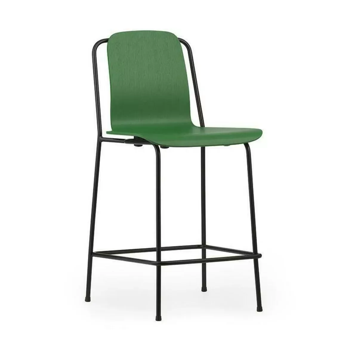 Chaise de bar Studio 65 Cm Acier Noir - Normann Copenhagen