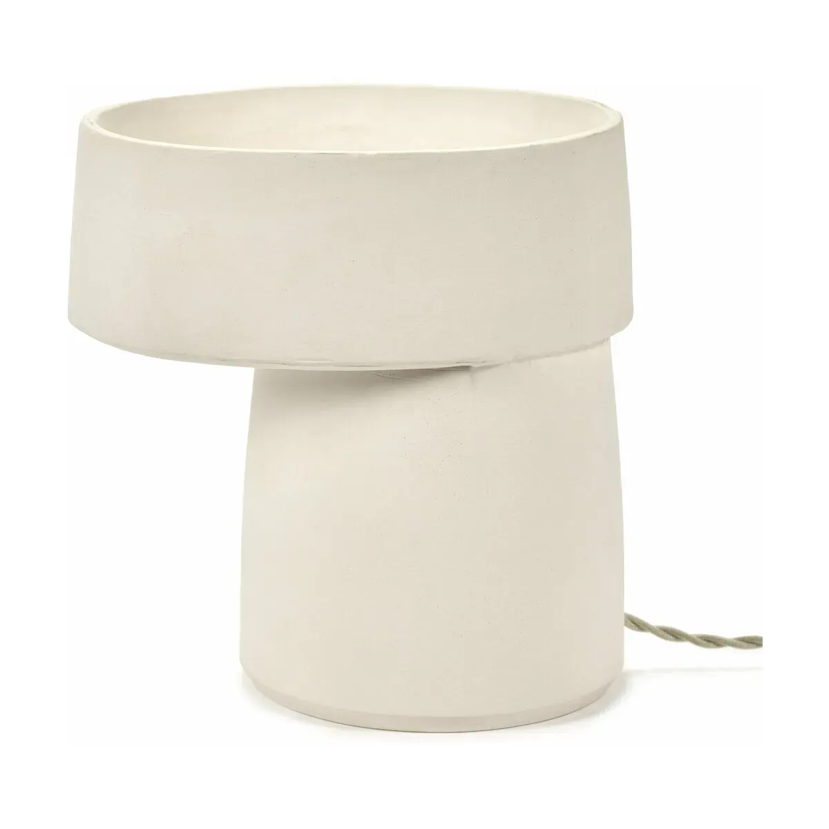 Lampe de table en céramique blanche Romé - Serax