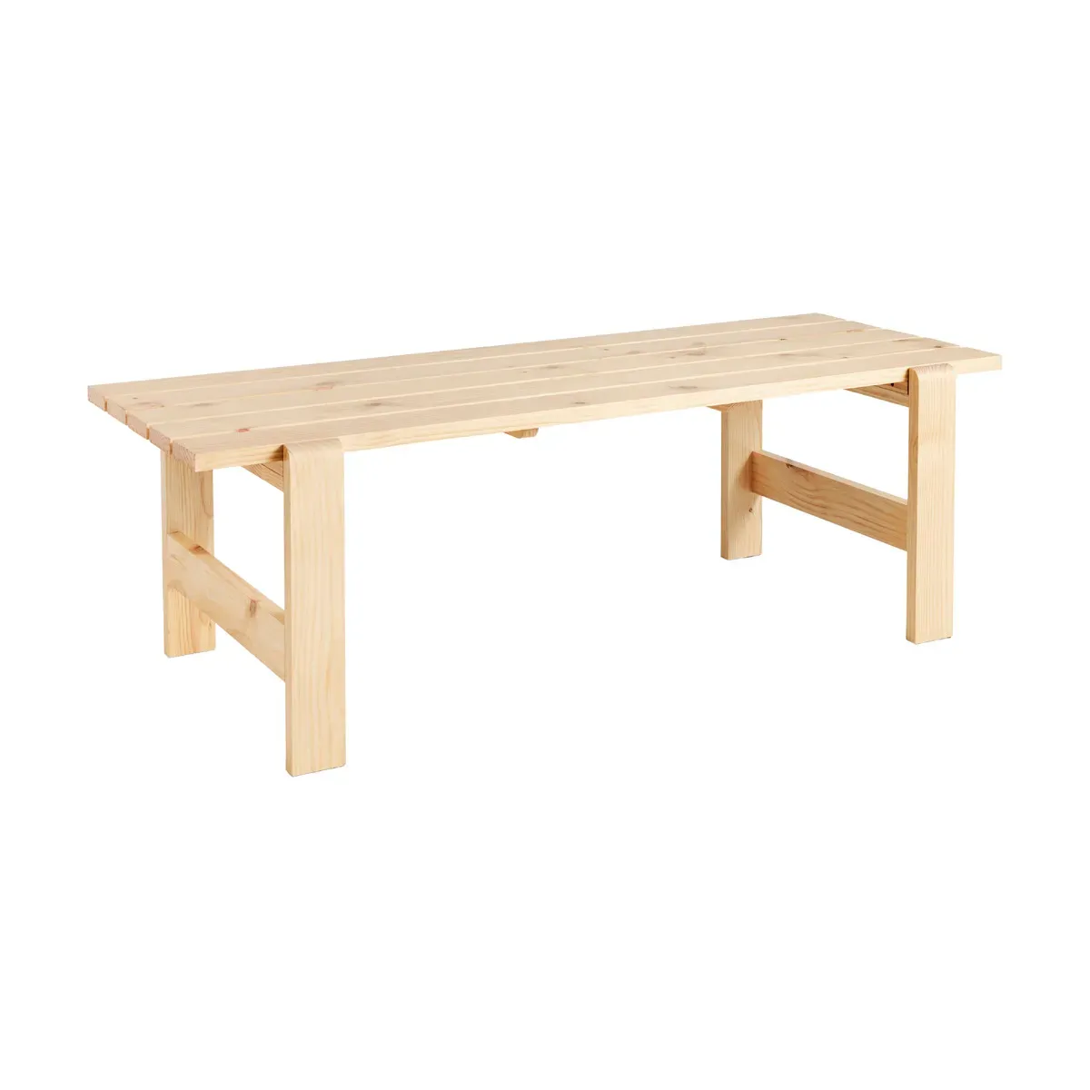 Table en pin laqué 230 x 83 x 74 cm Weekday - Hay