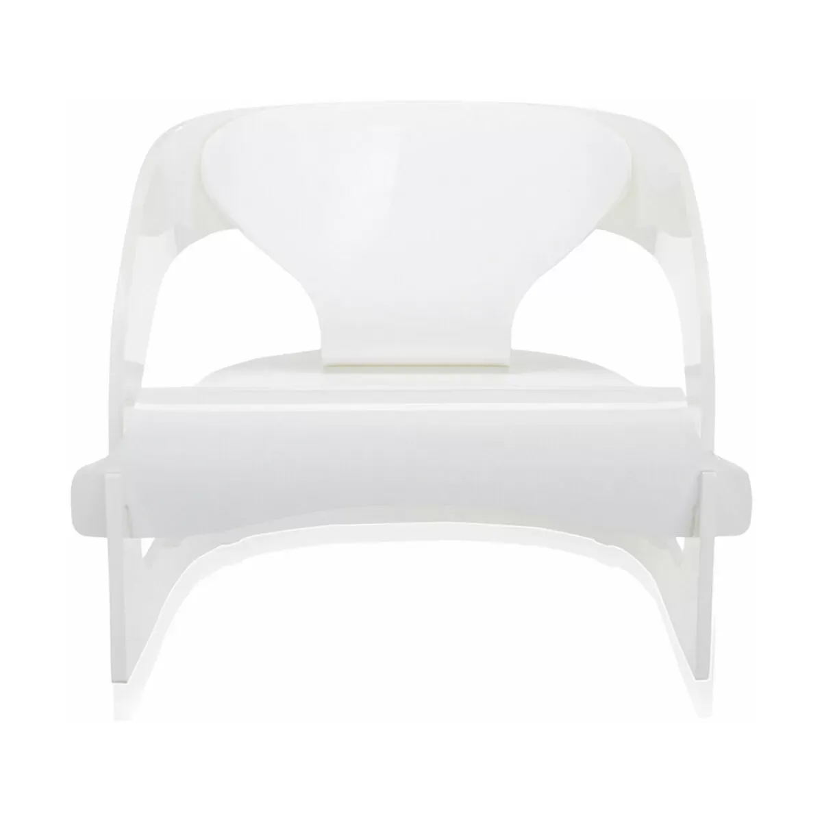 Fauteuil blanc Joe Colombo - Kartell