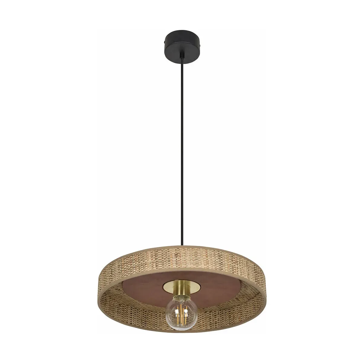 Suspension en fibres naturelles de bana terracotta 40 cm Portinatx - Maket set