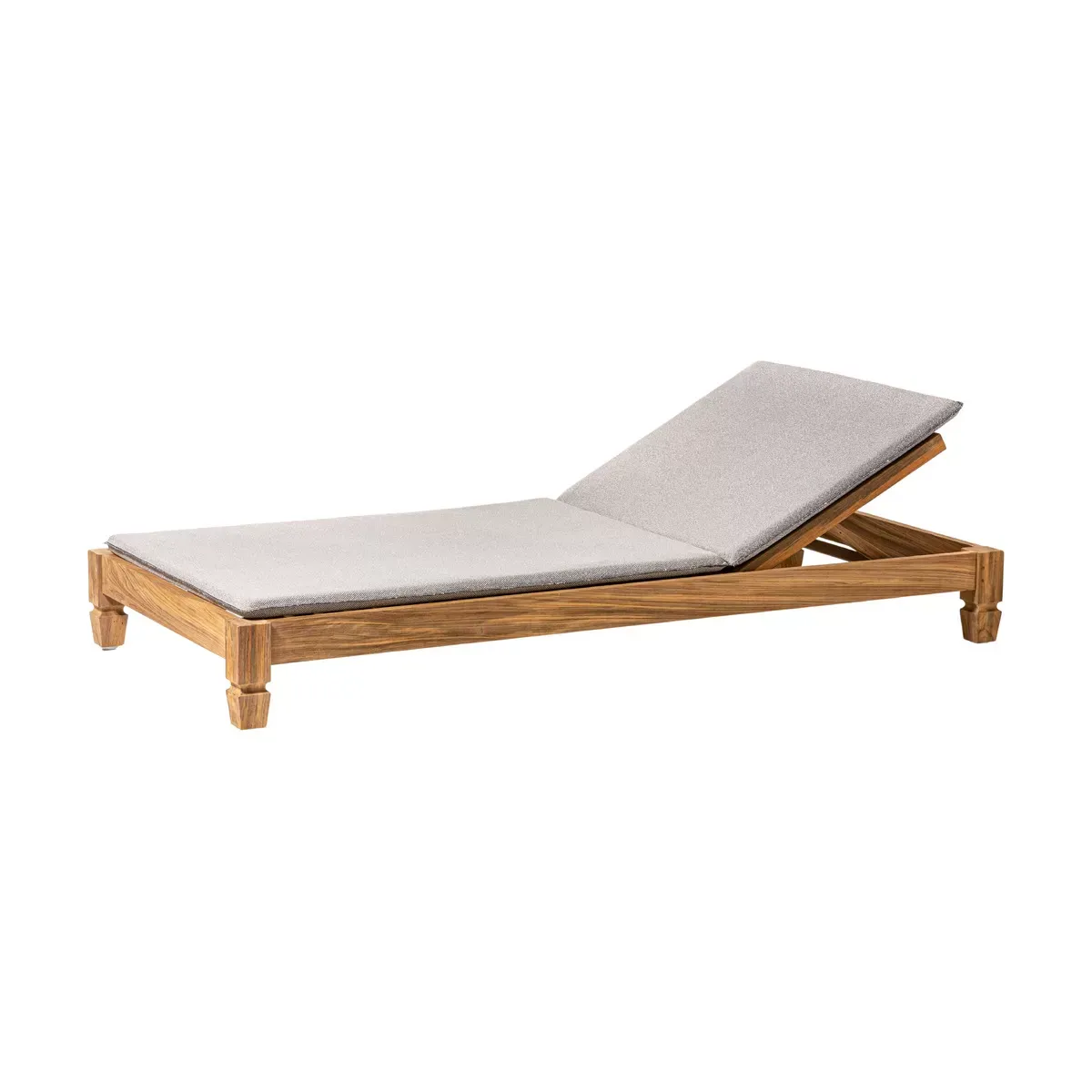 Chaise longue de jardin en teck Jeko 81 - Gervasoni