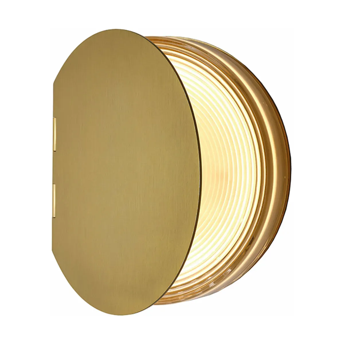 Applique murale en acier doré Poudrier - DCW Editions