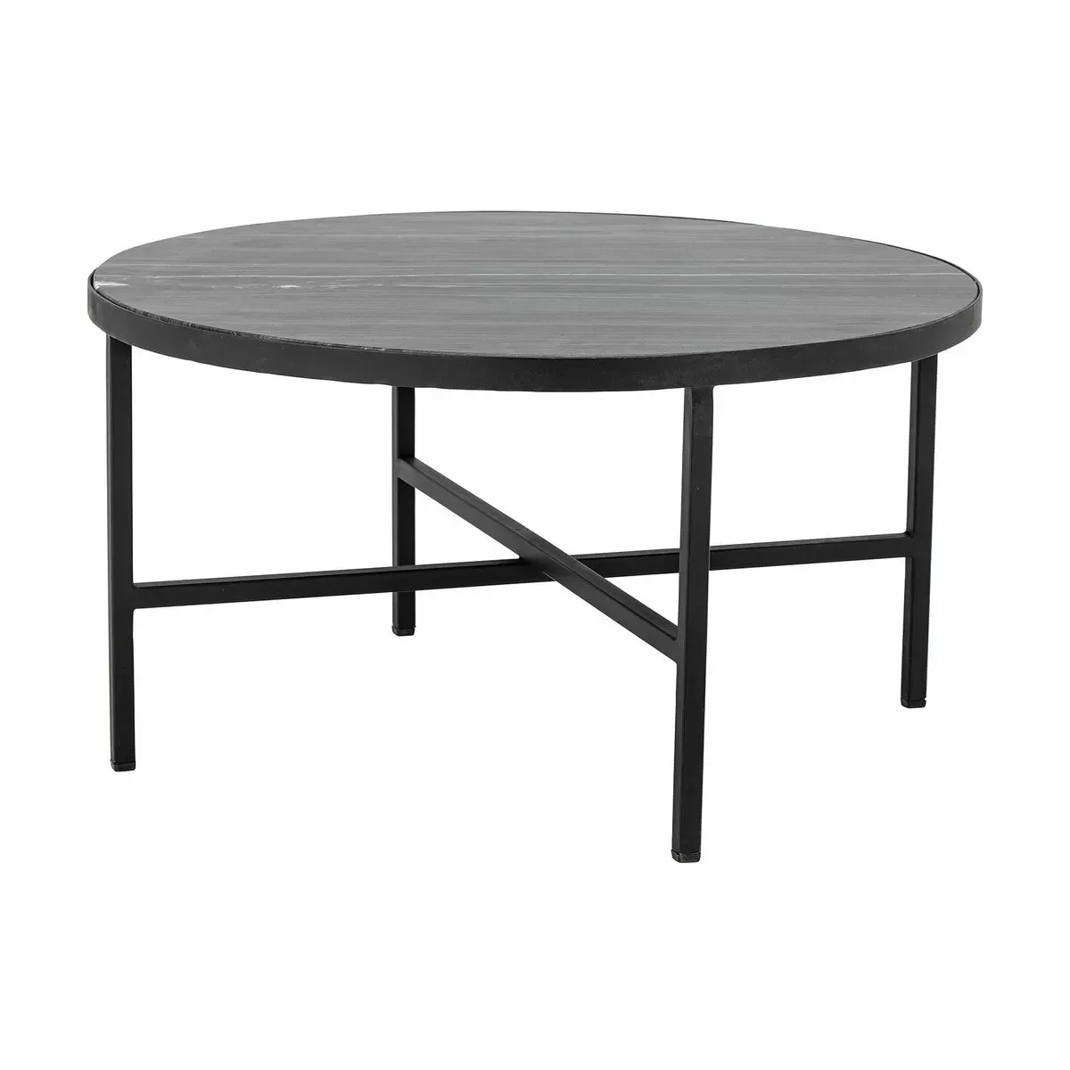 Table basse ronde en marbre gris 76 cm Estelle - Bloomingville