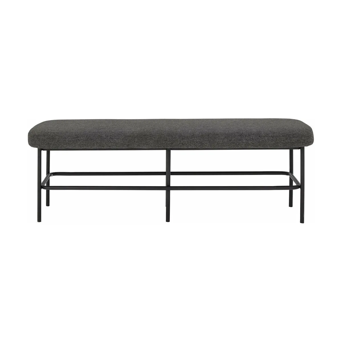 Banc arrondi en polyester gris 140 cm Farell - Bloomingville