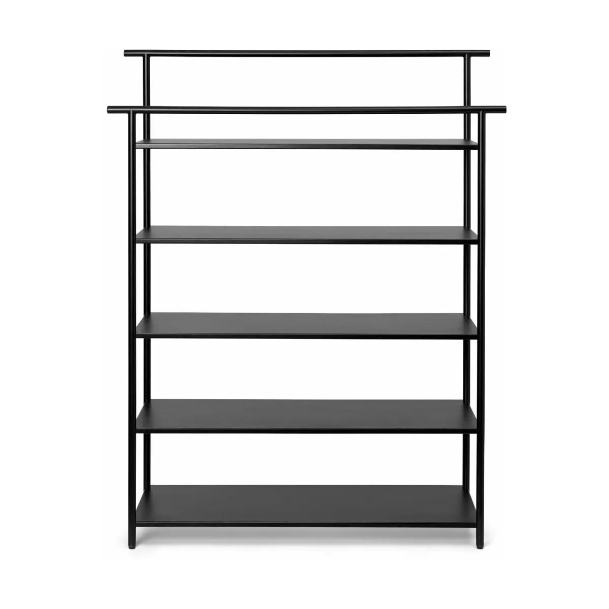 Meuble à chaussures en fer noir 105,8 x 82 cm Dora - Ferm living