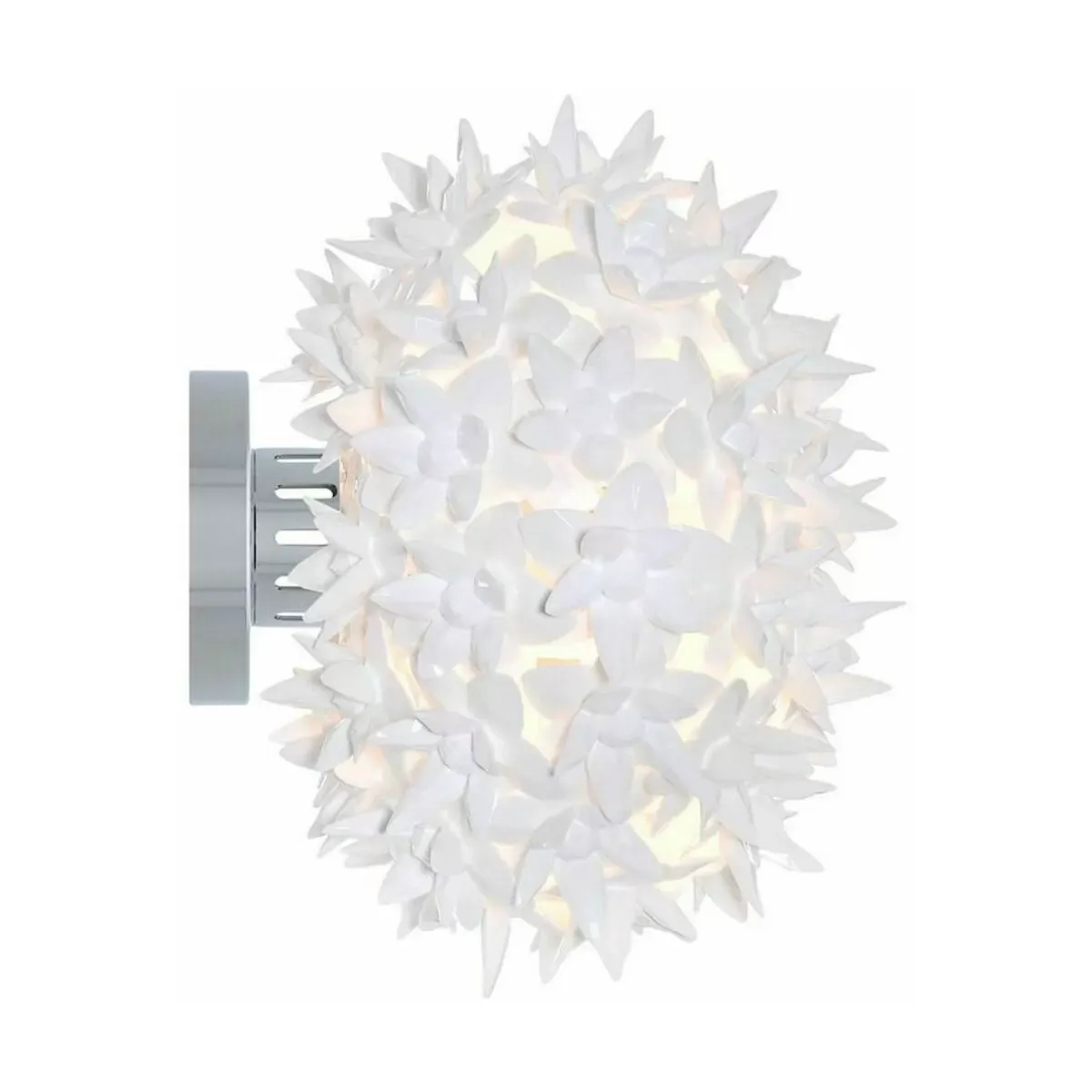 Applique murale ronde blanche 28 x 22 cm Bloom - Kartell