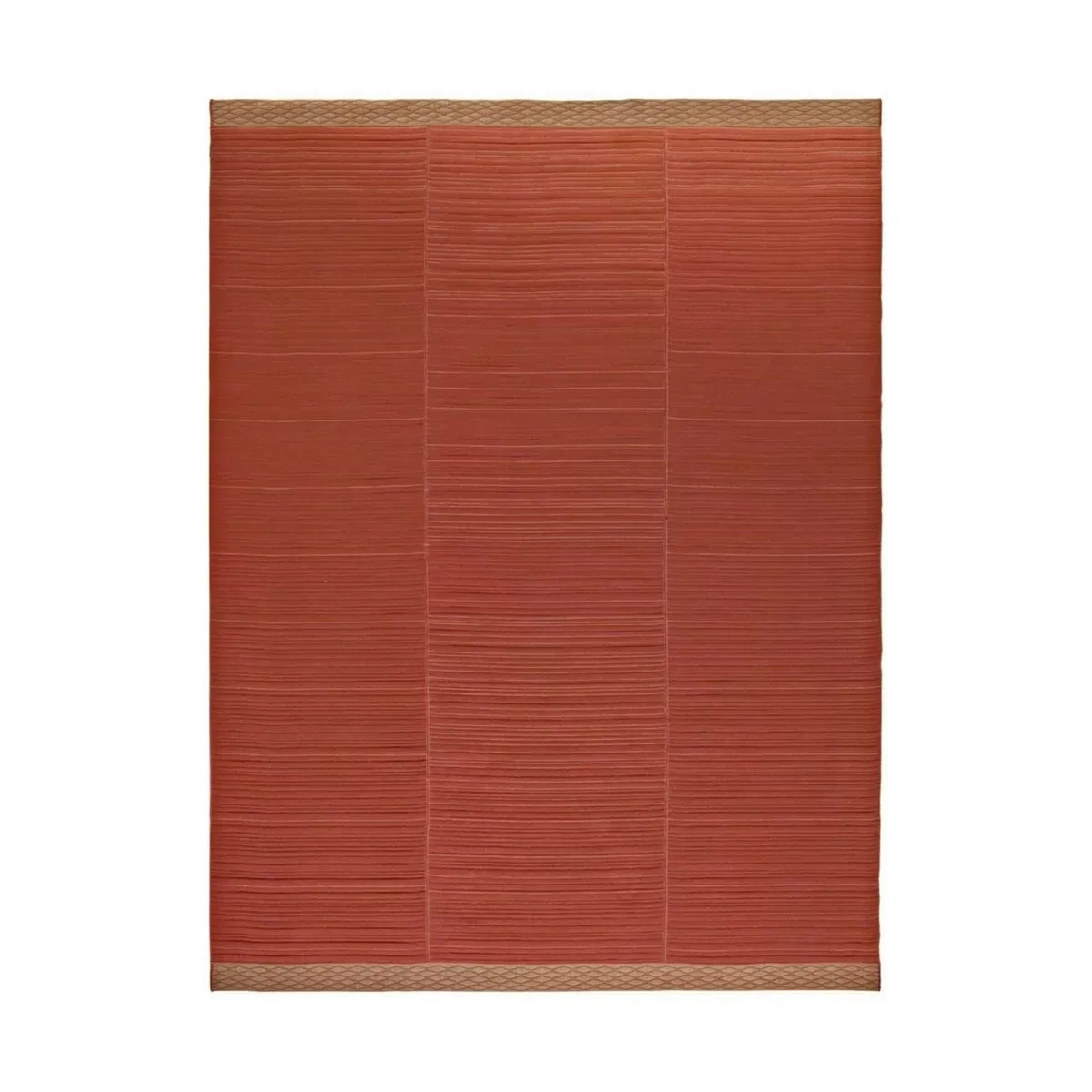 Tapis rectangulaire en tissage rouge 300x230 cm Guna 02 - Gervasoni