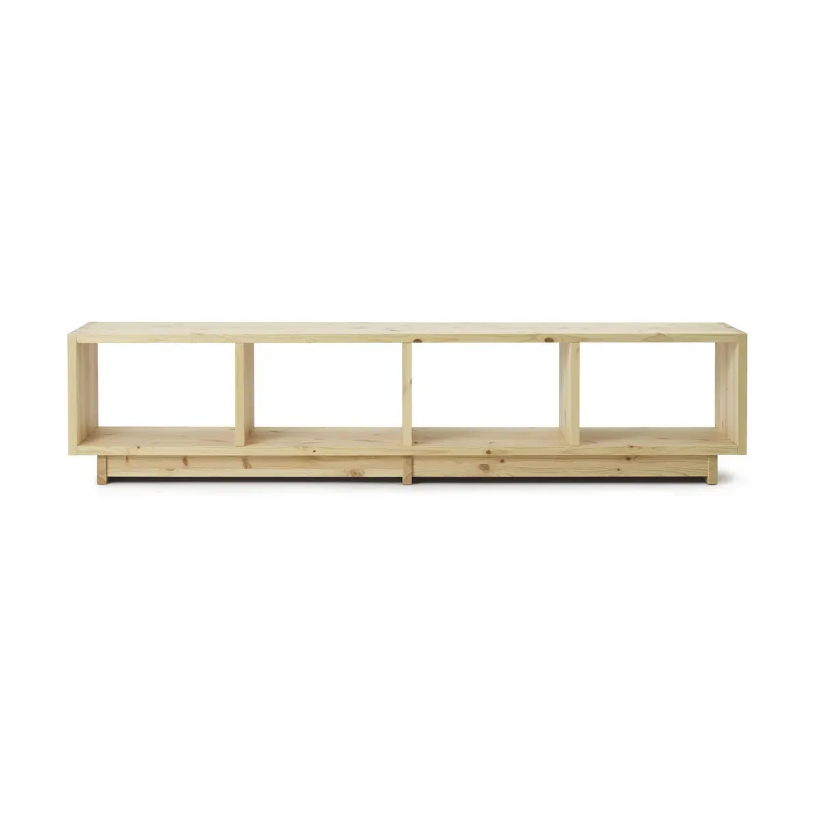 Bibliothèque en bois de pin 220 x 50,5 cm Plank Low - Normann Copenhagen