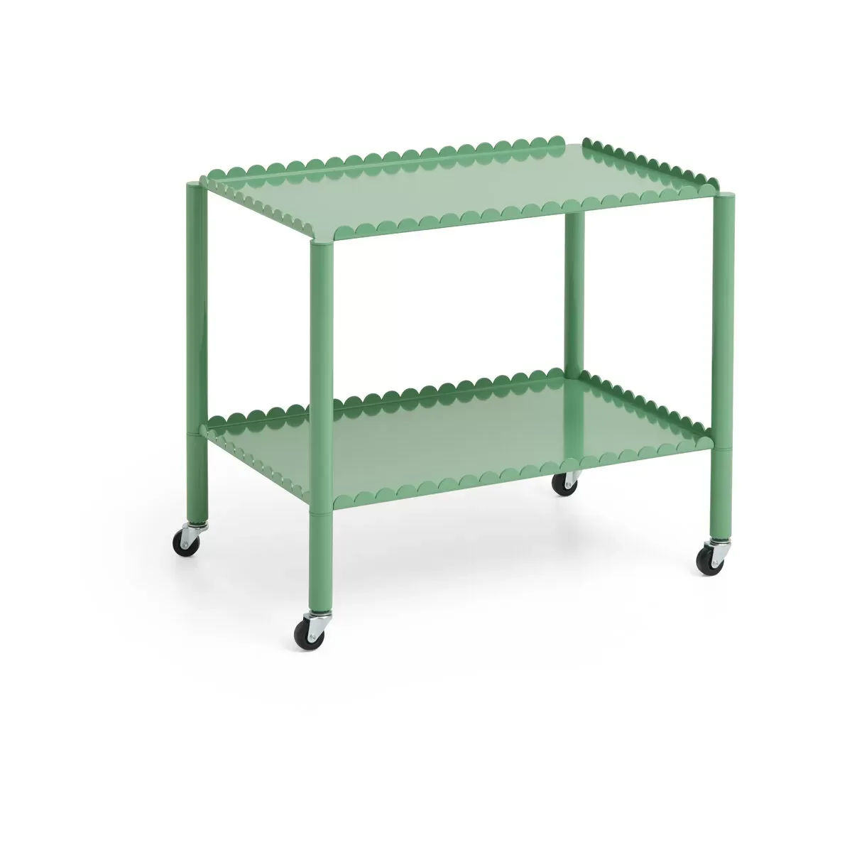 Desserte en acier vert jade  Arcs - Hay