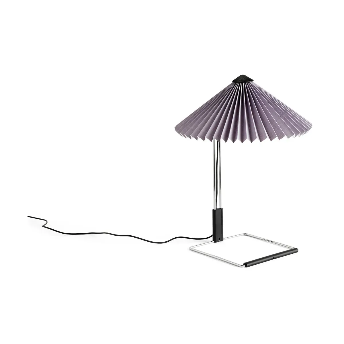 Petite lampe de table lavande et acier miroir Matin - HAY