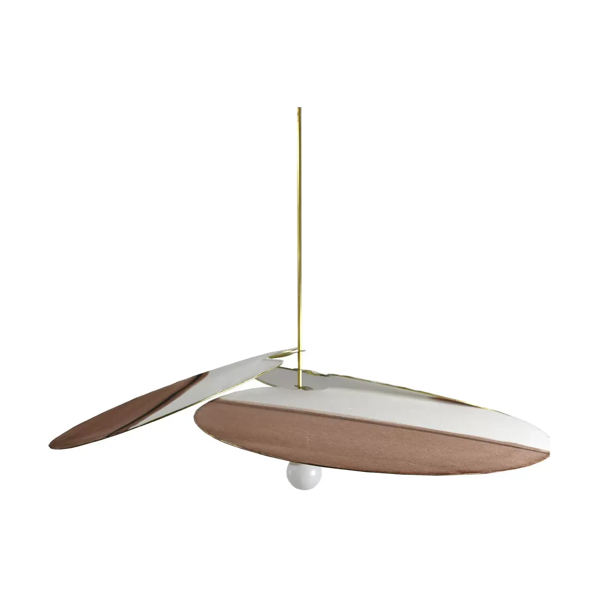 Suspension en coton naturel et sienne 50 cm modèle exclusif Pensée - The Cool Republi