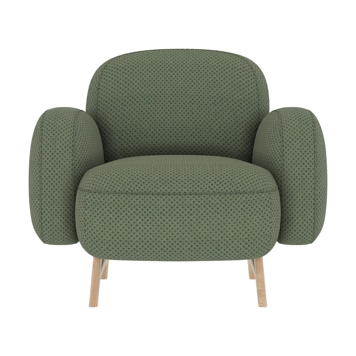Fauteuil en tissu cactus Auguste - Hartô
