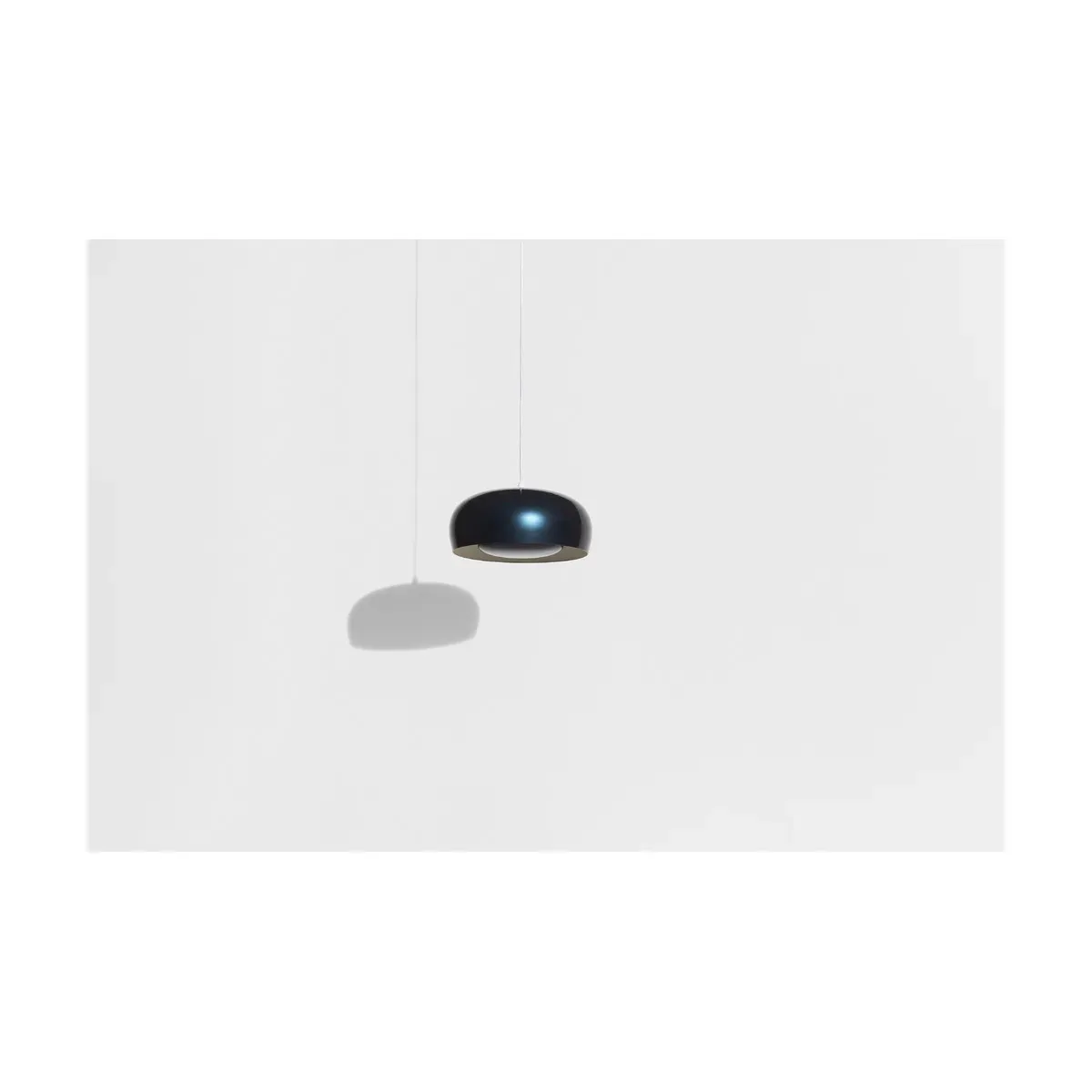 Suspension en aluminium irisé 35 cm Brush - Petite Friture