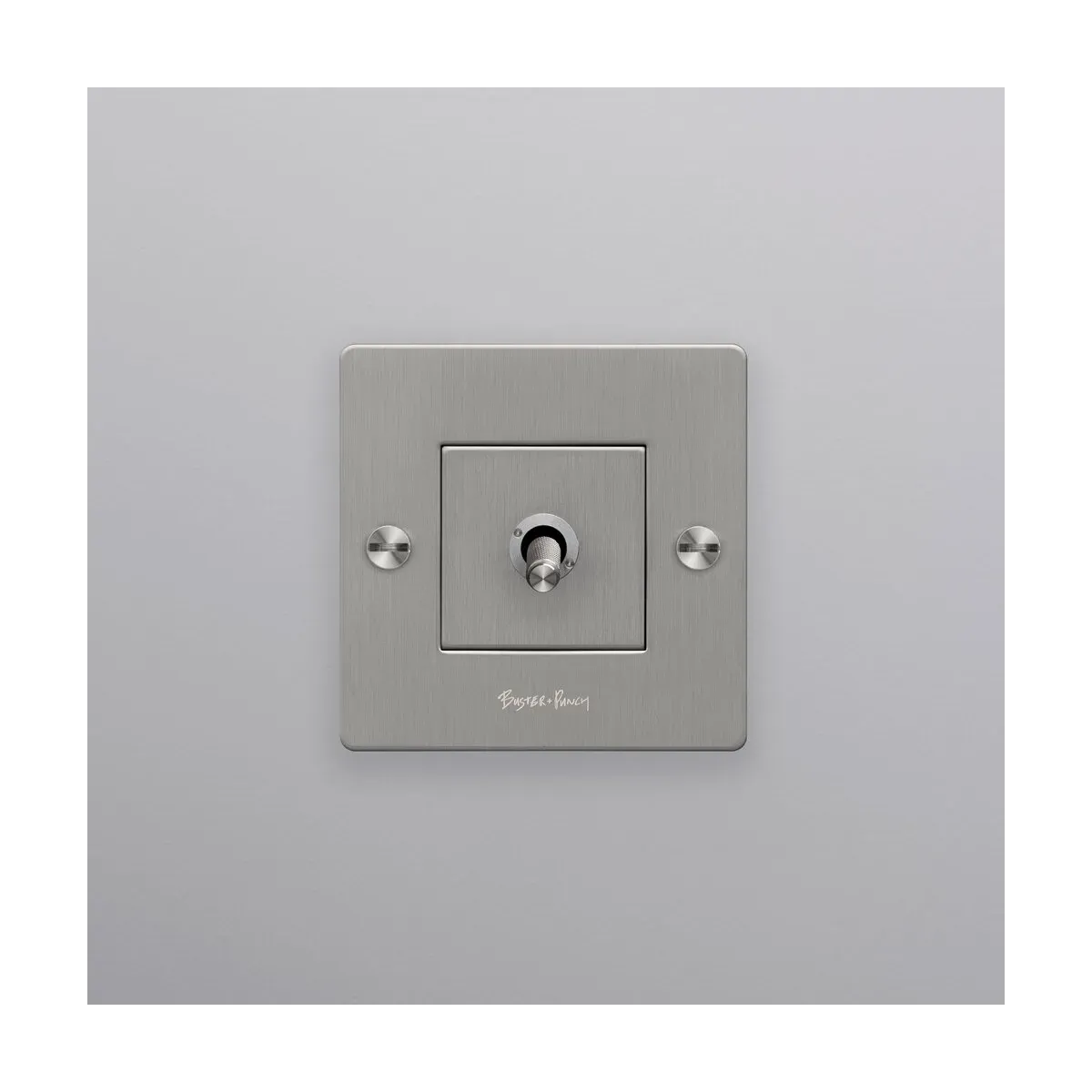 Interrupteur à bascule 1G argent Toggle - Buster+Punch