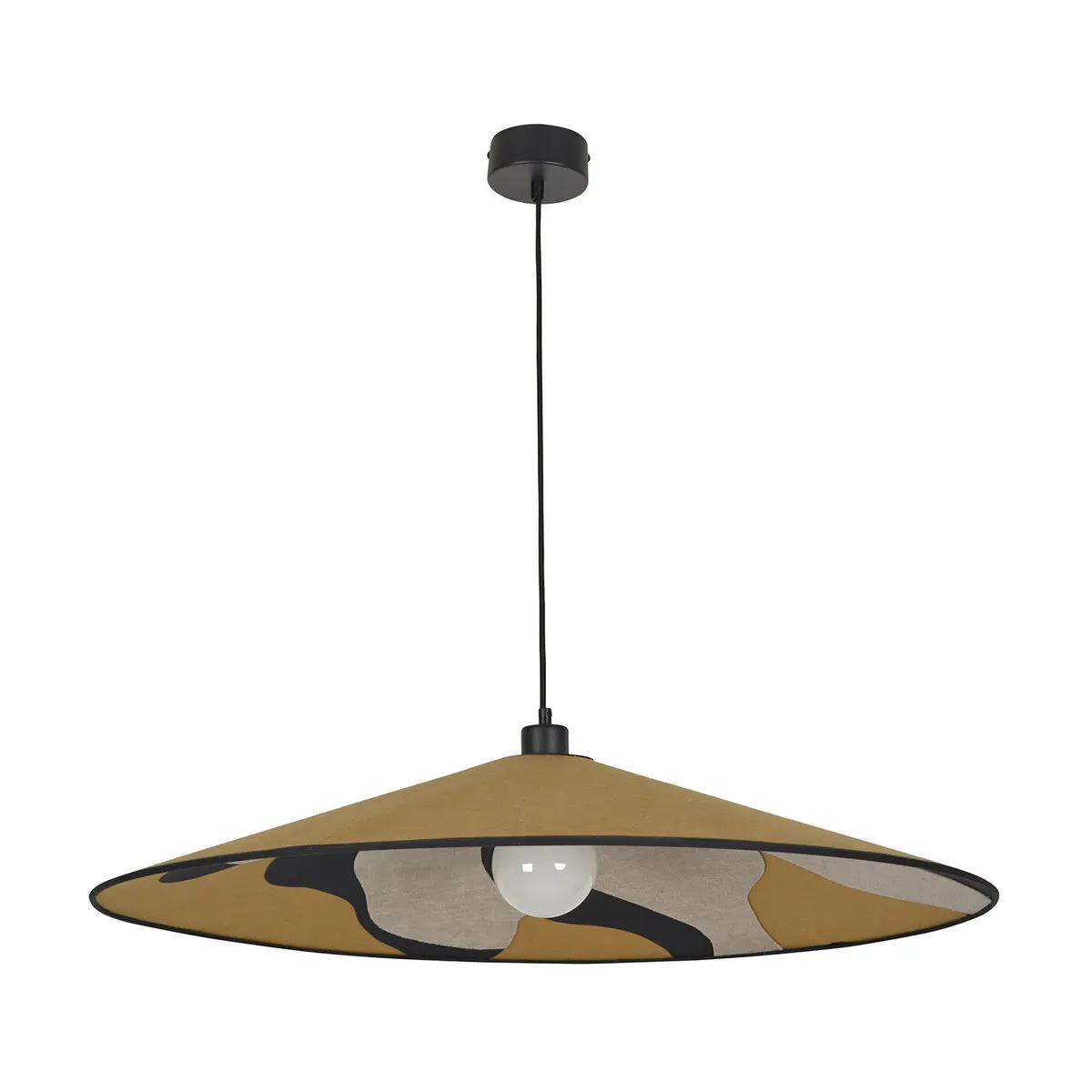 Suspension Tissu Nostalgia Curry Market Set Sonia Laudet D80Cm - Market Set