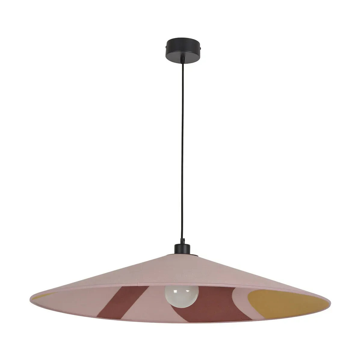 Suspension Tissu Seventies Rose Market Set Sonia Laudet D80Cm - Market Set