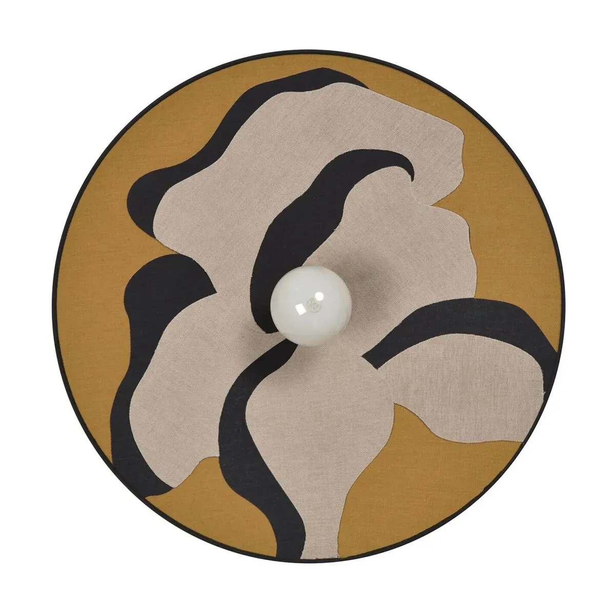 Applique murale en tissu nostalgia curry 40 cm Sonia Laudet - Market Set