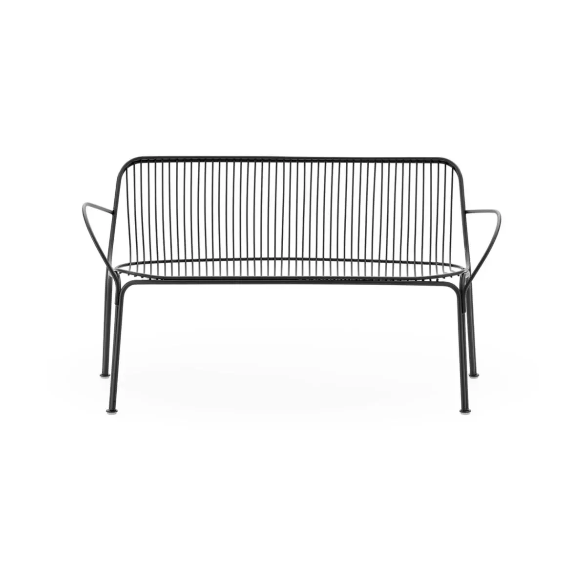 Canapé de jardin en acier noir 121 cm Hiray - Kartell