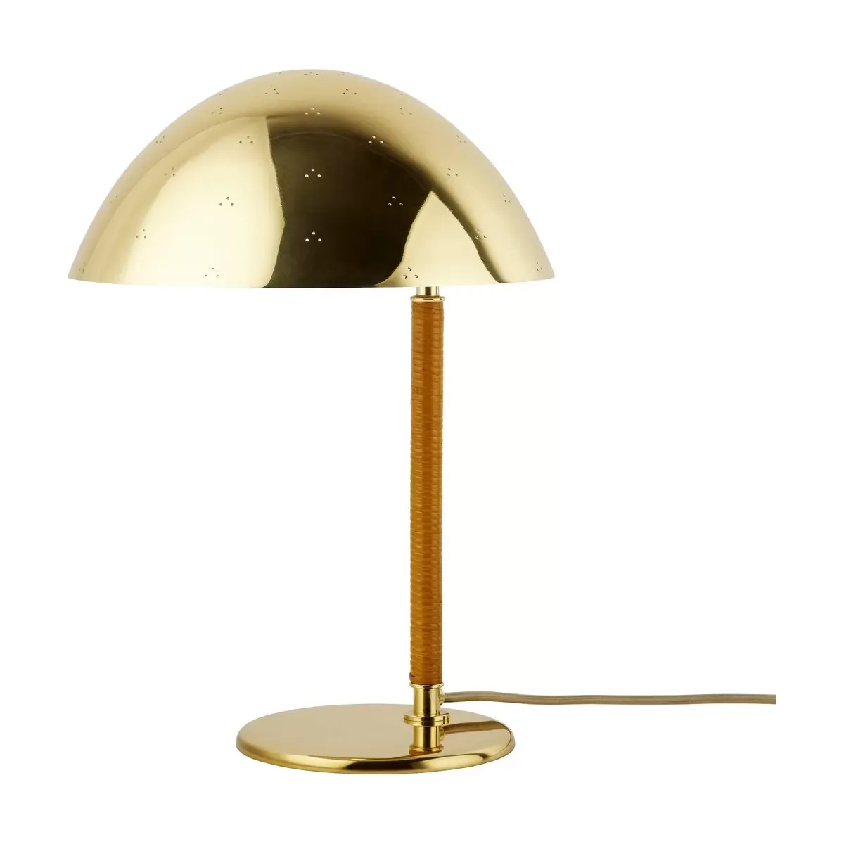 Lampe à poser en laiton poli 36,5 cm Modèle 9209 - Gubi