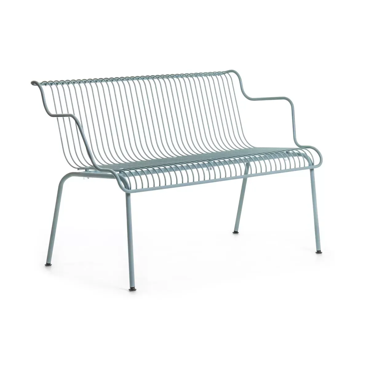 Banc d'extérieur en acier bleu ciel South - Magis