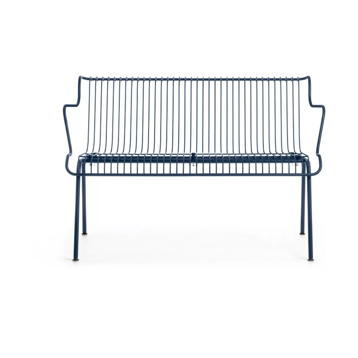 Banc d'extérieur en acier bleu nuit South - Magis