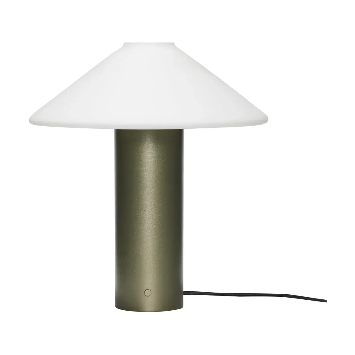 Lampe à poser Orbit Vert foncé - Hübsch