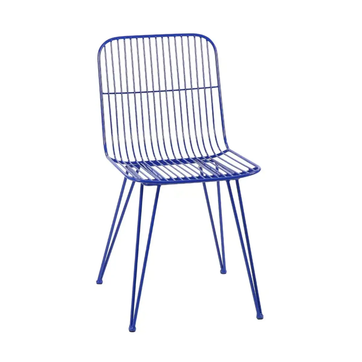 Chaise en métal bleu Ombra - Pomax