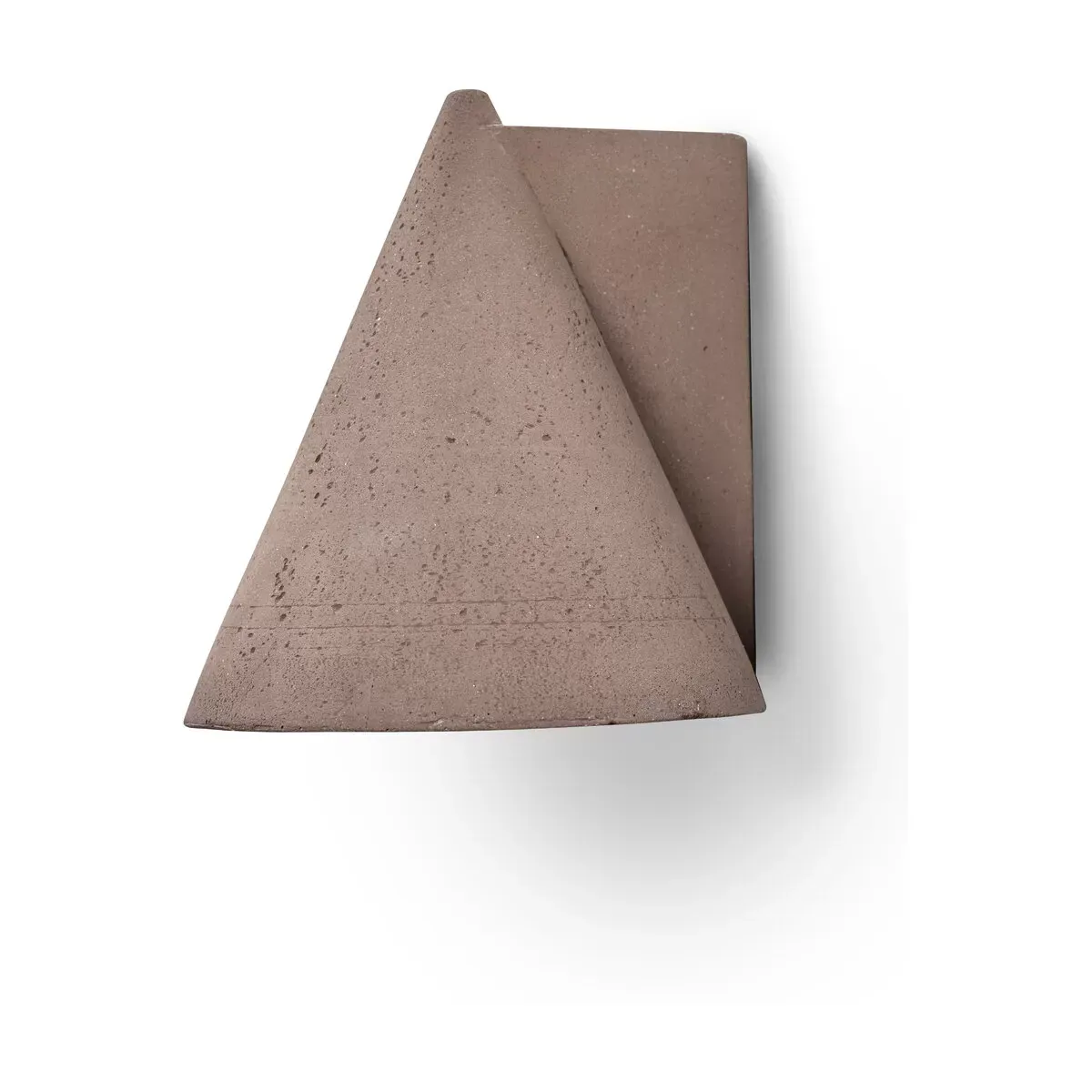 Applique murale en béton rouge foncé 15x16 cm Primary Shape °1 - Serax