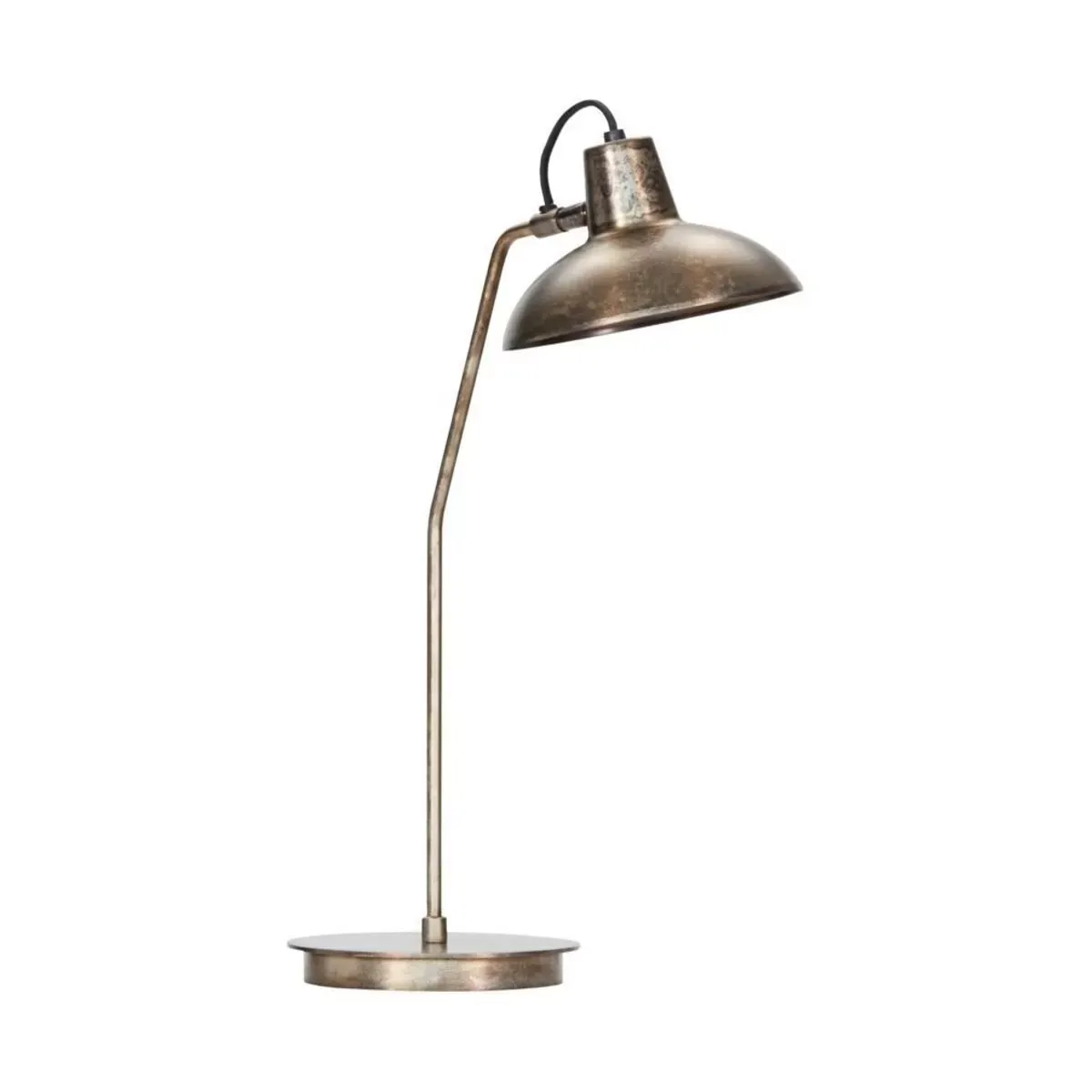 Lampe de table en fer marron antique 51cm Hddesk - House Doctor
