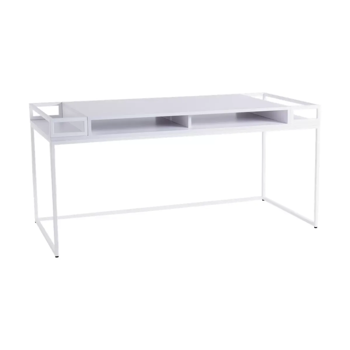 Bureau en métal blanc 140cm K1 - Custom form