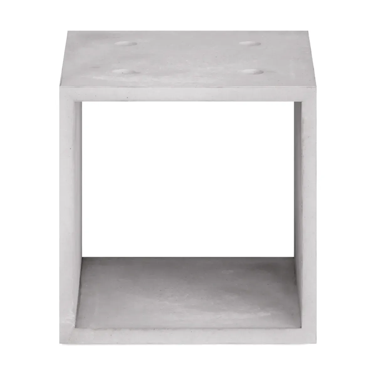 Cube de rangement carré en béton 37cm Dice 370 - Lyon Béton