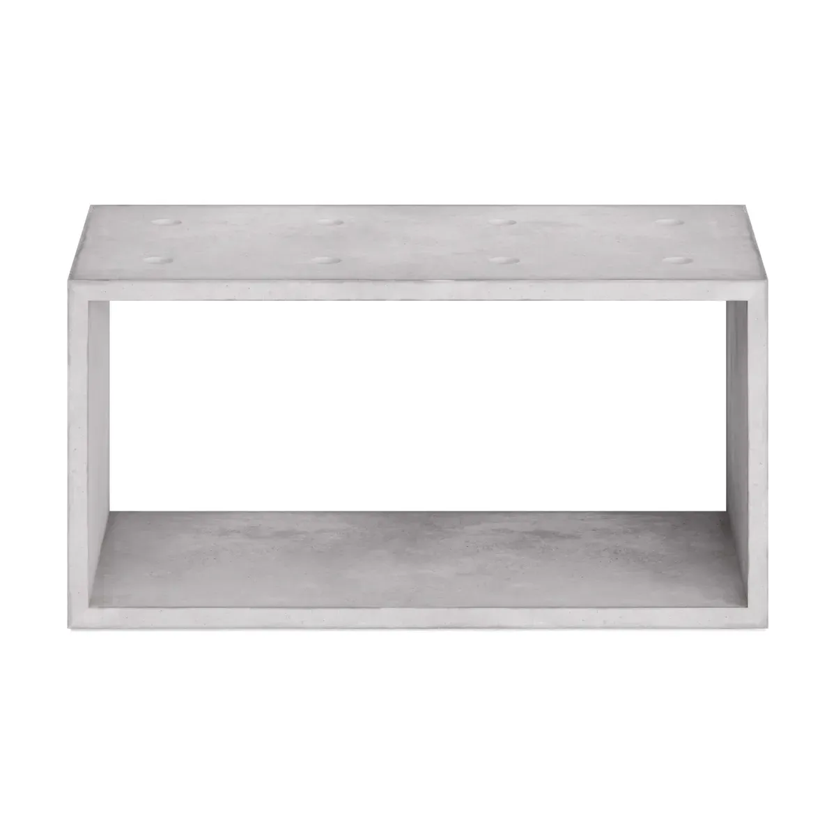 Module de rangement rectangulaire en béton 74,5cm Dice 745 - Lyon Béton