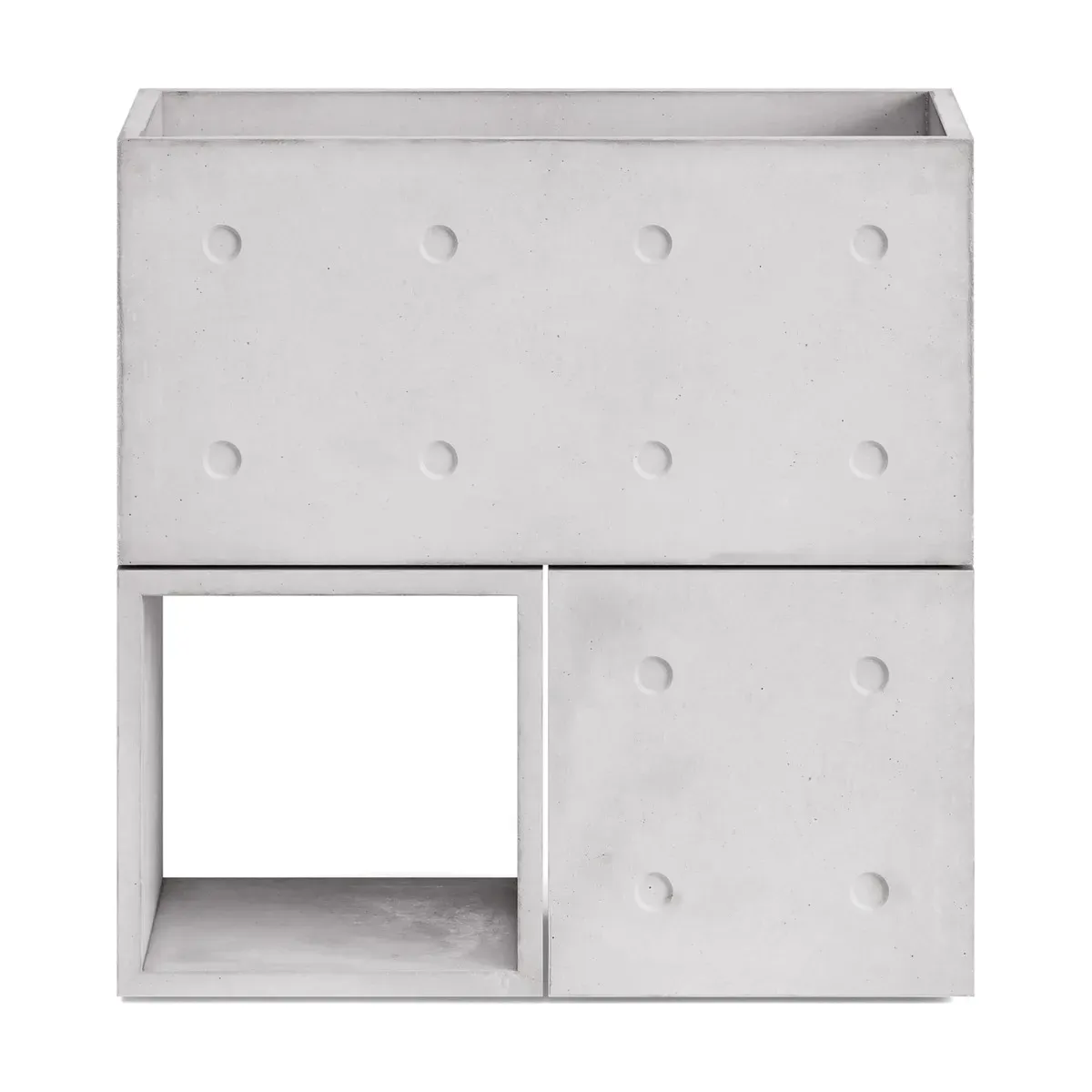 Meuble de rangement en béton Dice Configuration 1 - Lyon Béton