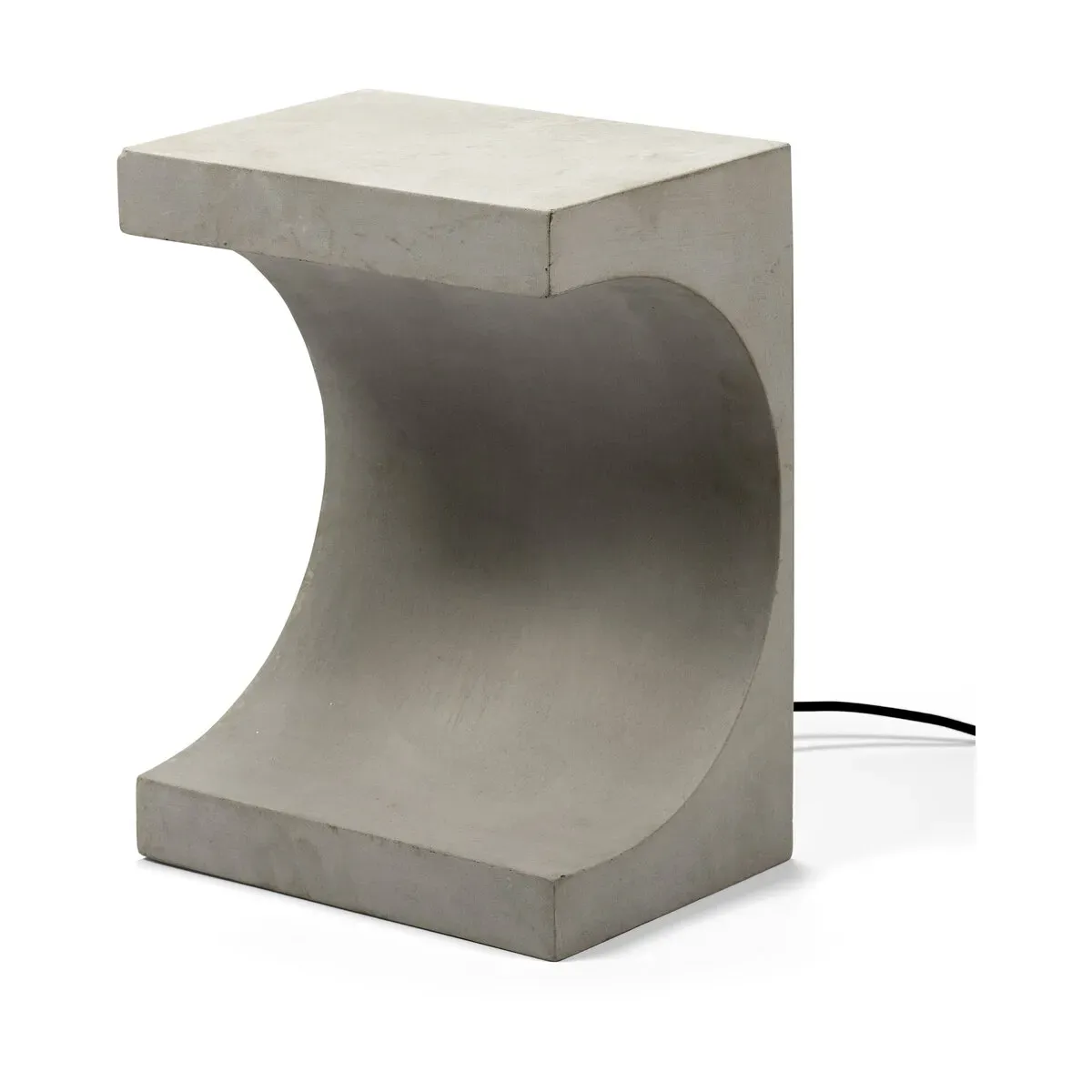 Table d'appoint lumineuse en béton 40,4cm Tangent - Serax