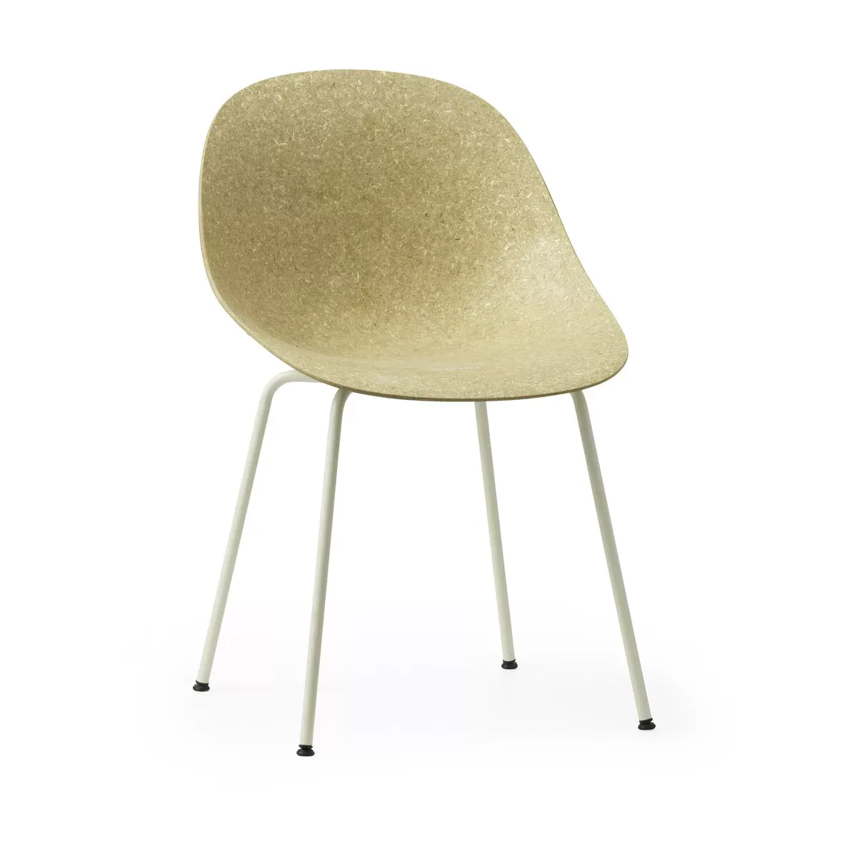Chaise recyclable en chanvre et acier crème Mat - Normann Copenhagen