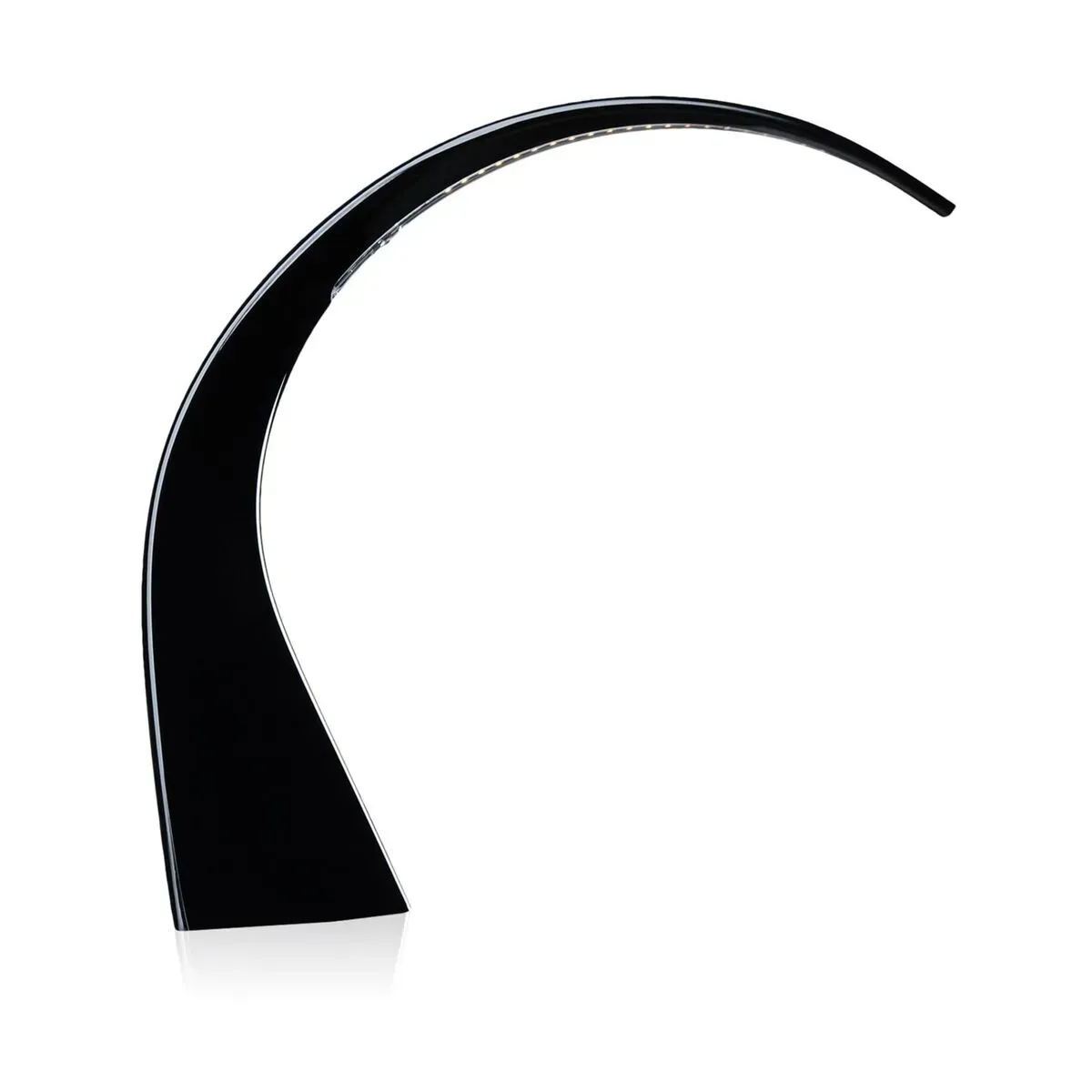 Lampe incurvée noir brillant Taj mini - Kartell