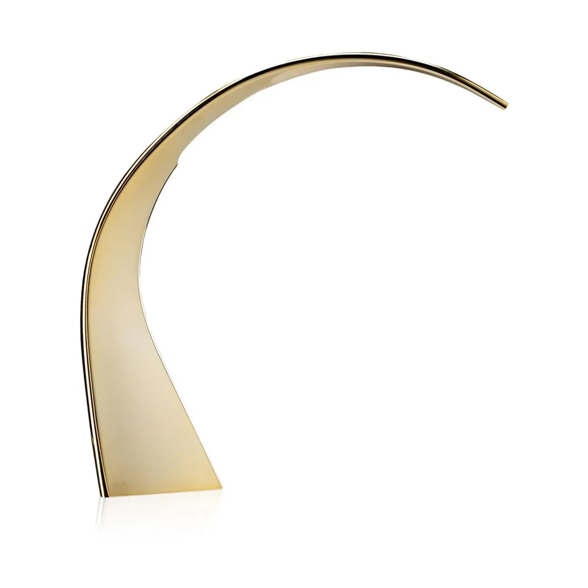 Lampe incurvée doré Taj mini - Kartell
