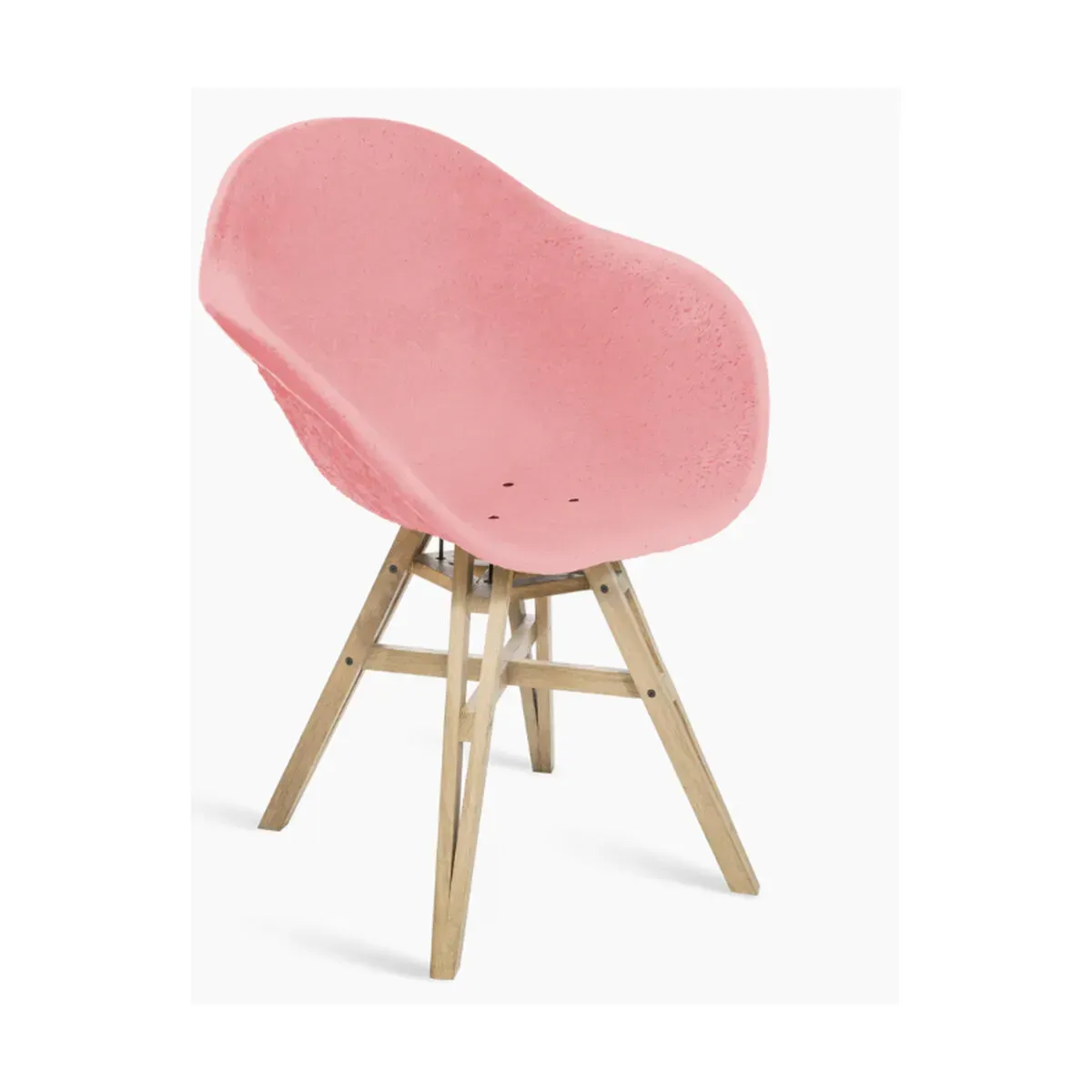 Chaise avec accoudoirs rose Gravêne 6.7 - Maximum