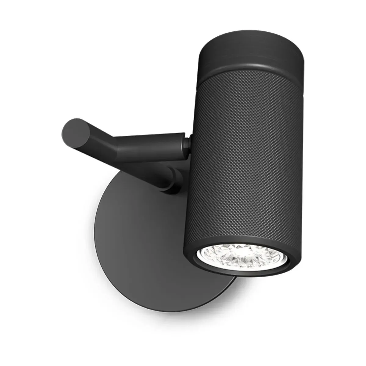 Applique murale modulable structure en métal noir 20cm Svart - Herstal